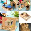 Natural Wood Craft Sticks Multipurpose Wooden Rods for DIY Crafts, Home Art Projects, Classroom Supplies