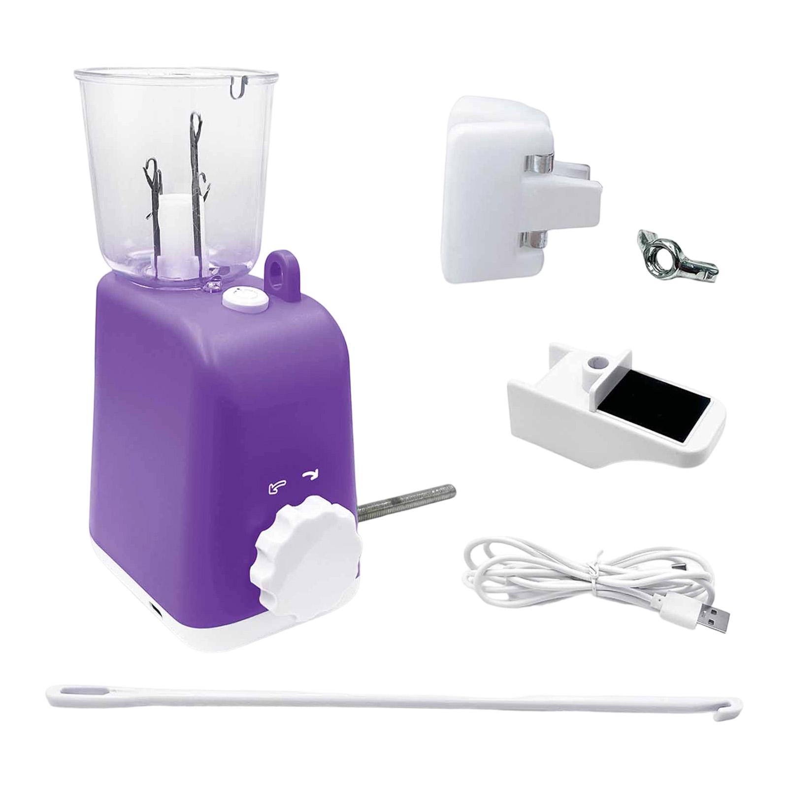 

Электрическая машина для вязания крючком и спицами, Прядильная машина, Домашний автоматический вязальный станок для взрослых, детей, Браслеты, Поделки, DIY фиолетовый