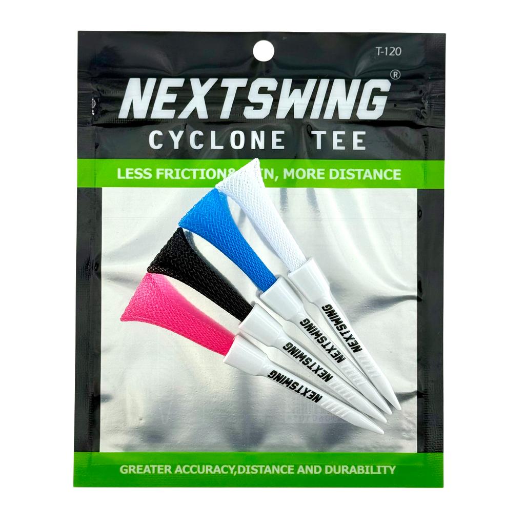 NextSwing Golfball-Tee Niedriger Widerstand Elastisches Netz-Ballhalterung Zyklon Limitierte Auflage Abschuss-Golf-Tee Robust Und Langlebig Kunststoff