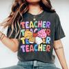 Cute Teacher Shirt Back To School Gift For Teacher Life Top Coquette Bow Happy School Top First Day Of School Kindergarten Elementary Pre K
