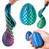 Twisty Fidget Egg 3D Printed Slippery Egg Fidget Toy Gear Liquid Flow Ball With Rotating Design Anxiety Relief Toy Birthday Gift