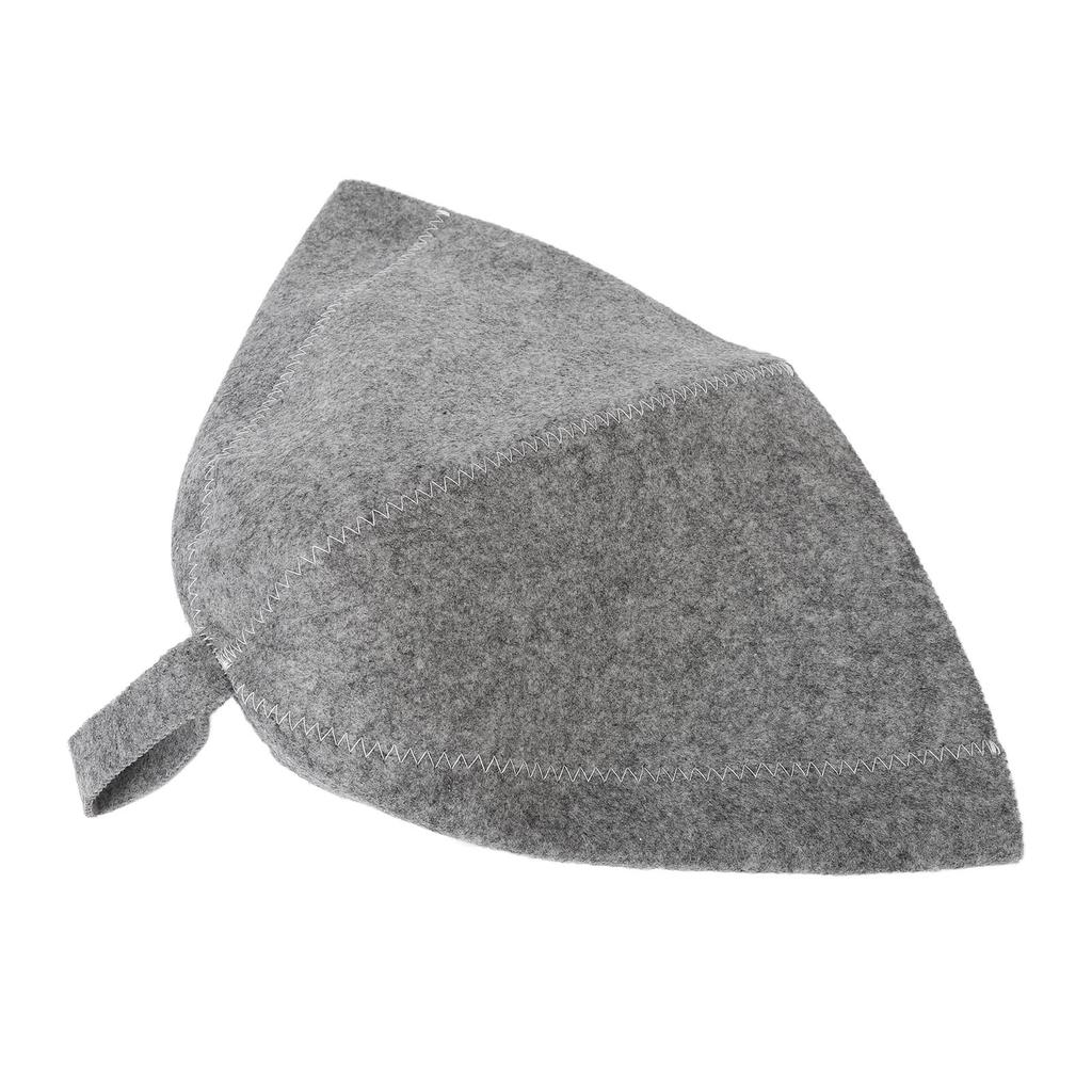 Sauna Felt Set Absorbent Bath Felt Hat Sauna Pad Poratble Bathroom Hair Cover for Man Woman