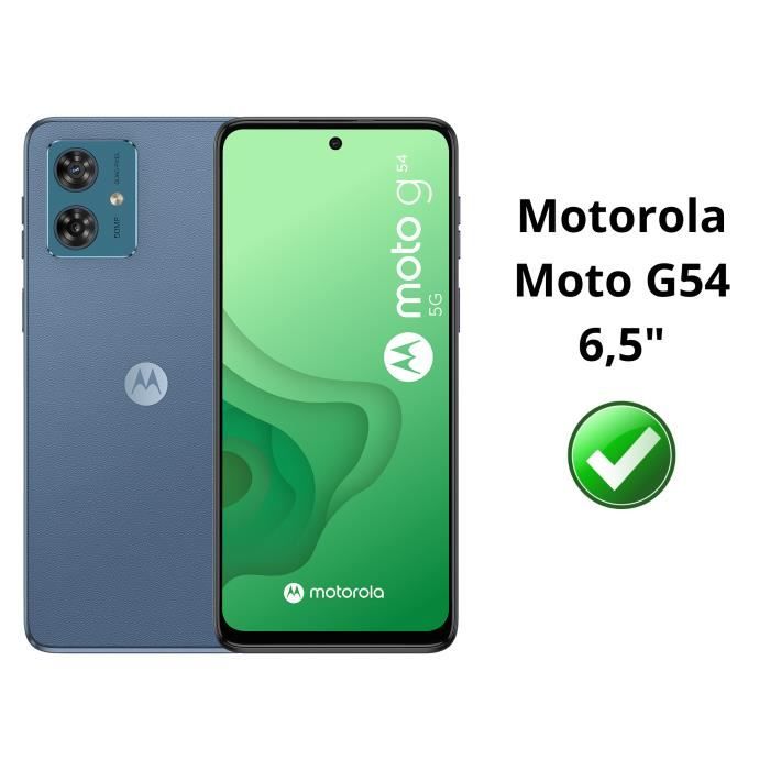 Schutzfolie - Phonillico® - Motorola Moto G54 - 4er-Pack - Gehärtetes Glas - Kratzfest