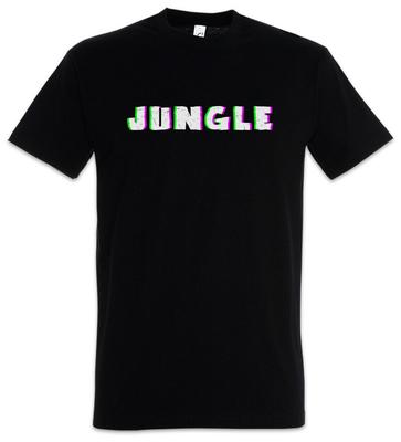 Koszulka Jungle Glitch Syntezator Audio LFO Fala Dźwiękowa Elektro DJ MC Elektroniczna