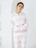 Gelato Pique Baby Moko Gestreifter Hoodie Einheitsgröße (PWNT245021) Damen Rosa,