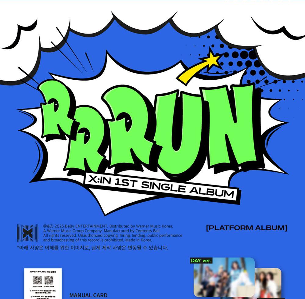 X:IN [RRRUN] 1st Single Album