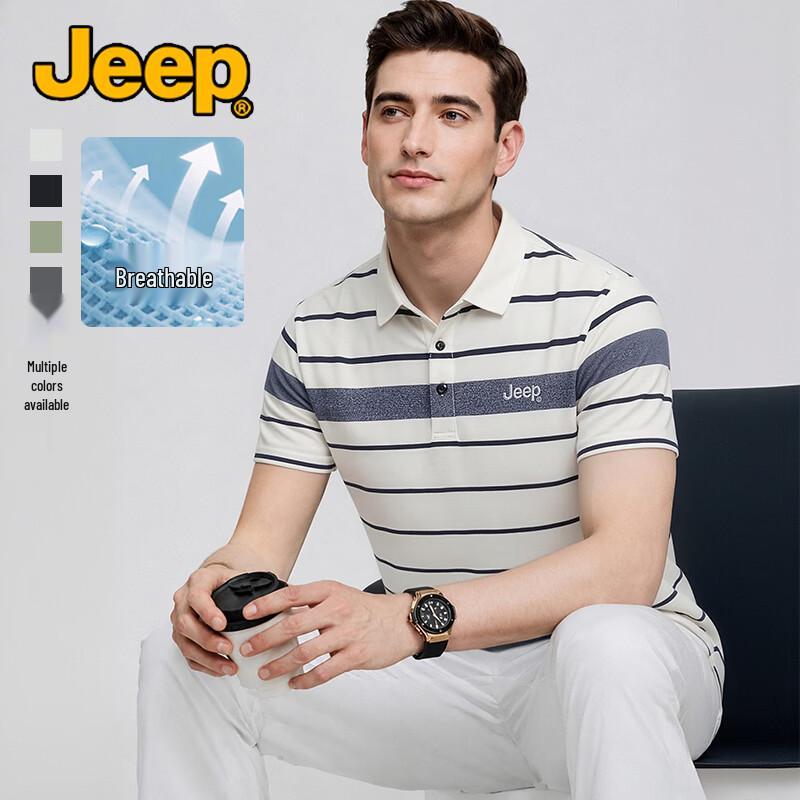JEEP Men s Summer Cool-Touch Polo Shirt 3XL