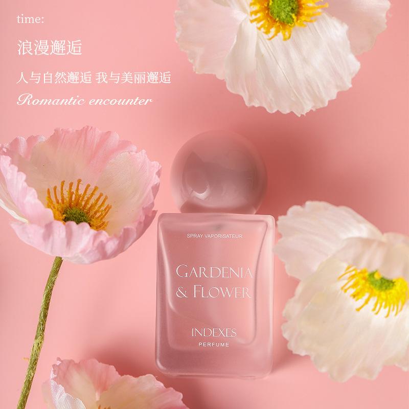 Index Perfume Ladies Lasting Light Fragrance Natural Pink Romantic Encounter Fresh Tea Perfume