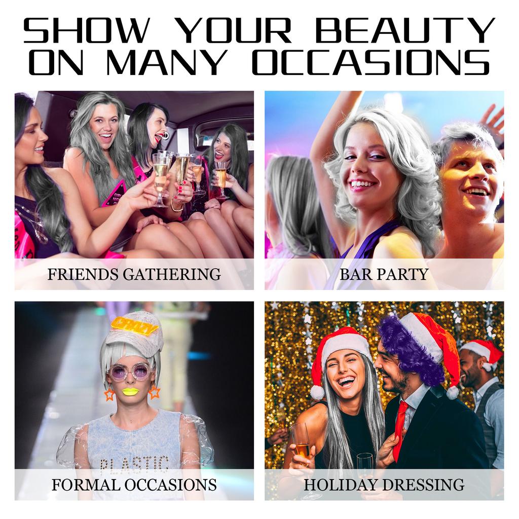 EELHOE 100ml Fashion Hair Cream Unisex Smoky Gray Punk Style Light Color Silver Permanent Grey Hair Creams Hair Unisex Dye Cream