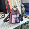Shoulder Bag Unisex Drawstring Beveled Mobile Phone Bag Outdoor Messenger Bag
