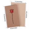 Valentines Day Mothers Day Greeting Card with Envelope Hollow Heart Flowers Gift Card Birthday Party Supplies Wedding Invitation