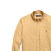 Polo Ralph Lauren FW21 Logo Embroidered Oxford Long Sleeve Shirt Men shirts Yellow MNPOWOV16821787-260