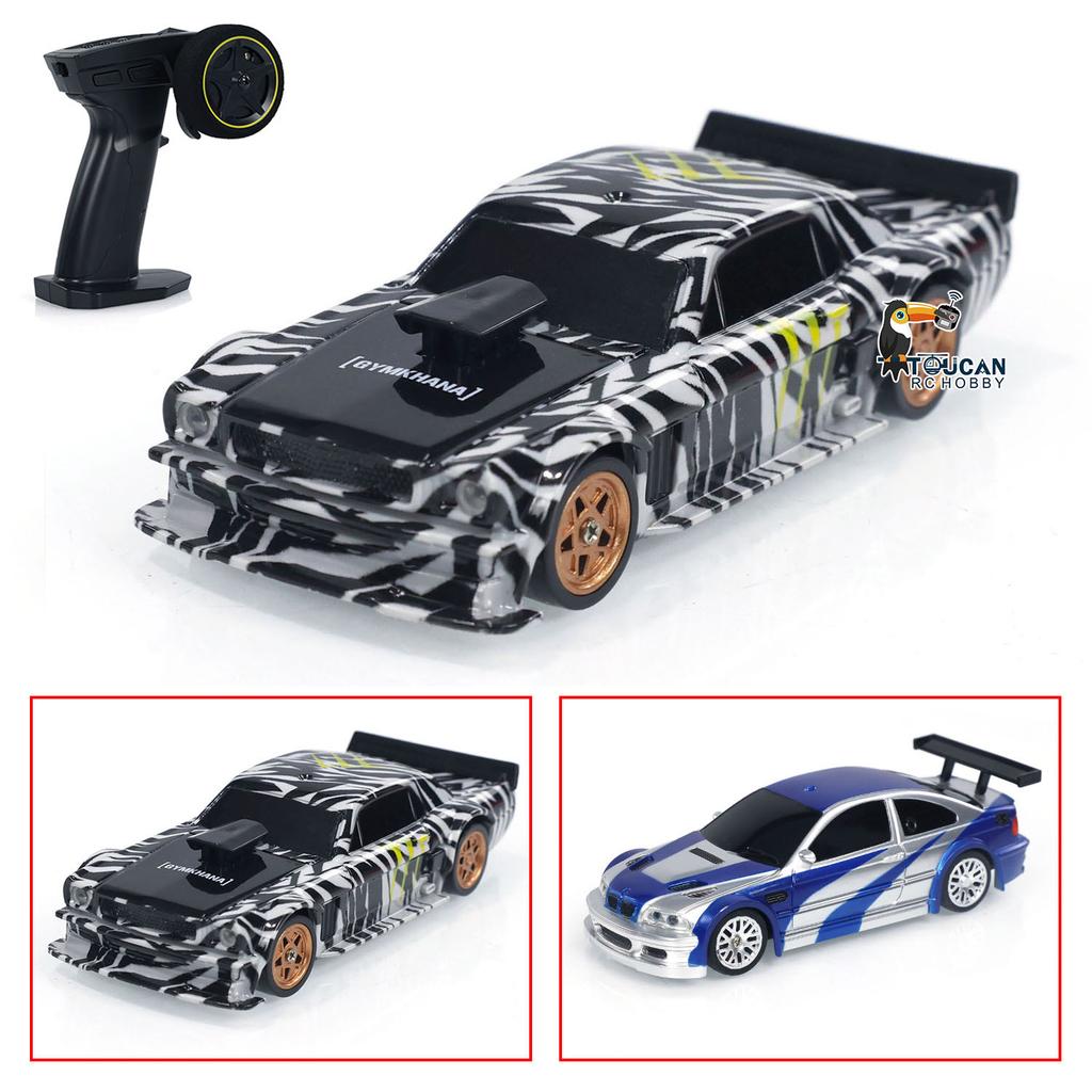 Giroscop îmbunătățit RC 1/43 Mașină de Difting Curse RTR 4WD Tracțiune pe patru roți Model cu Radiocomandă de Mare Viteză 2.4g Mașină de Curse de Drift Mini Cadouri