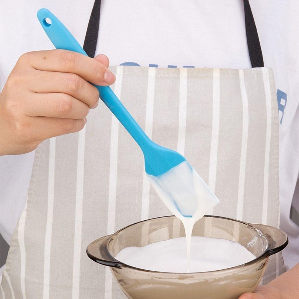 4pcs Heat Resistant Baking Spatula Food Grade Silicone Butter Mixer Baking Cream Scraper  Bakery