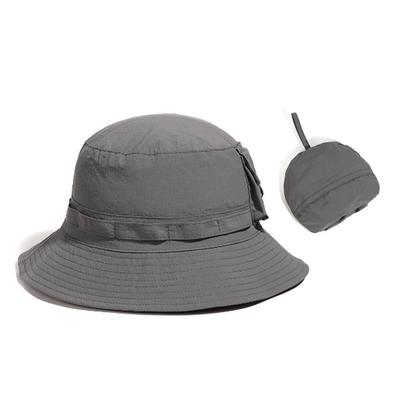Pocket Folding Hiking Hat (Gray) Outdoor Sports Hat