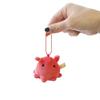 Punyumen Octopus Plush Toy with Keychain, 6cm, Cute Small Marine Life Charm, Soft To the Touch, Durable, Perfect for Christmas or Birthday Gifts (Red)