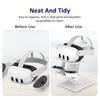 Meta Quest 3S, 3, 2 Goggle Stand | White