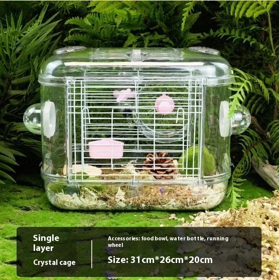 

Luxury Large Villa Double Hamster Cage Easy to Clean Golden Bear Special Design for Small Hamsters