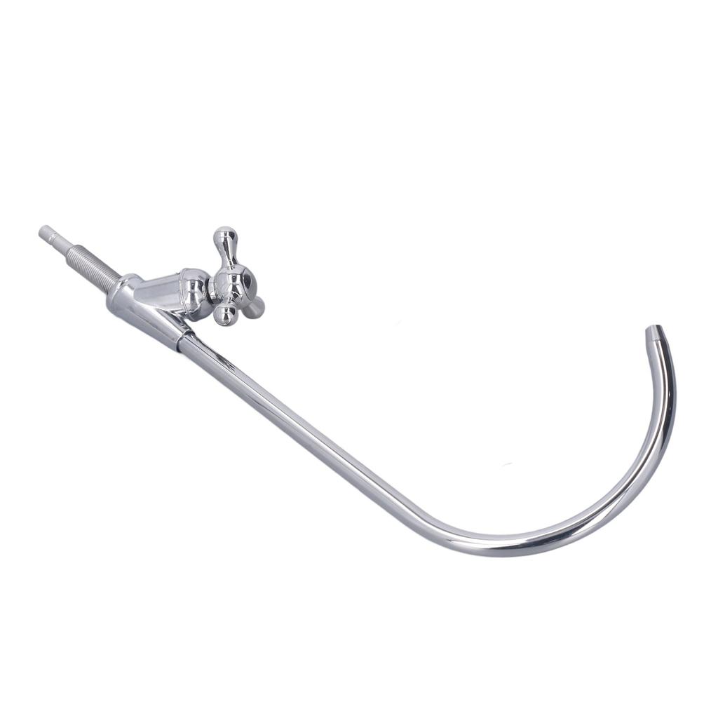 Wasserhahn für Wasserreiniger Keramik Messingventil 1/4 Zoll Schnellanschluss Kalt Einloch Trinkwasser