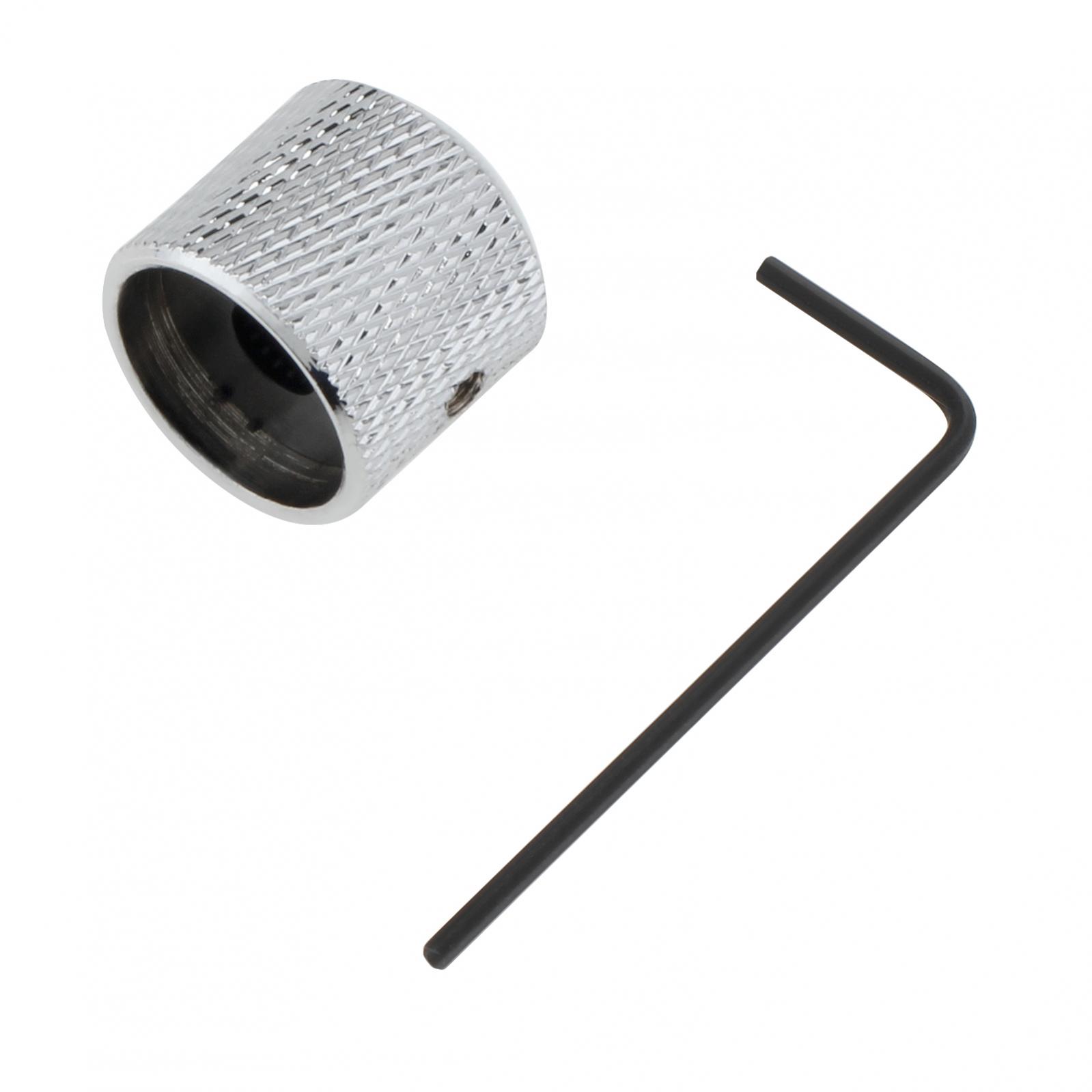 

Металлический купольный переключатель, ручка регулировки громкости для электрогитар/бас-гитар с регулировочным ключом, черная, серебристая кнопка регулировки громкости серебряный