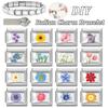 Neuer Y2K Bunter Blumen Früchte Rose Sonnenblume Tulpe Italienischer Charms Glieder Passend für 9MM Edelstahlarmband DIY Schmuckherstellung