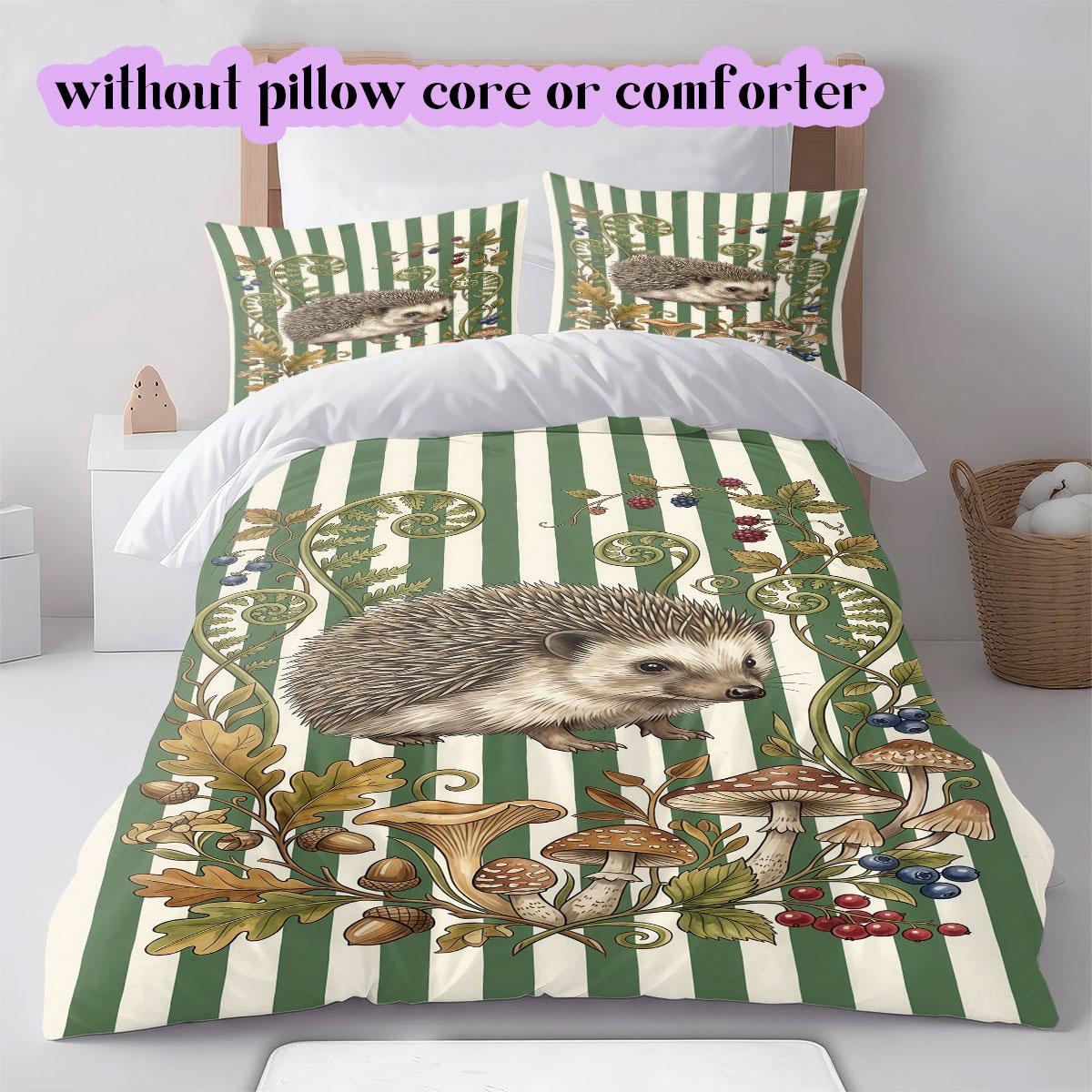 

Watercolor animal stripes Pattern Bedding,Quilt Set Quilt Cover Pillowcase Home Birthday Gift (1*duvet cover+2*pillowcase,without core) 135x200cm