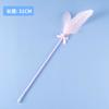Tassel cat teaser wand, cat toy with feathers and bells, fairy cat teaser for boredom relief, interactive pet cat toy supplies