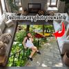 Customize Picture Personalized Picture Area Rug Perfect for Bedrooms Entryway Living Rooms Game Room Anti-slip Rug Anime Office Decor