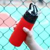 450ml Collapsible Water Bottle with Handle BPA Free Food Grade Leak Resistant Travel Sports Foldable Water Bottle