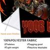 Custom Name Doom Pattern Wall Tapestry Aesthetic Wall Hanging Printed Fabric Blanket Decorative Tapestries for Bedroom Living Room Home Decor