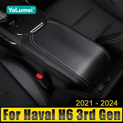 For Haval H6 3rd Gen GT 2021 2022 2023 2024 H6S HEV PHEV Car Armrest Console Pad Cover Cushion Support Box Top Mat Liner Case