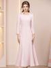 Zhi Li 2026 Spring Embroidered Mermaid Bodycon Dress