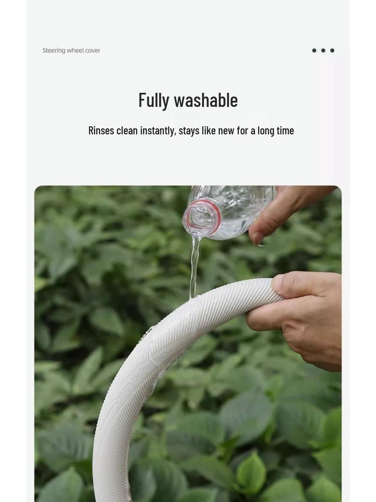 Ultradünne Silikon-Lenkradabdeckung: Rutschfester Griff, Schweißabsorbierende Passform für ideale L9/L8/L7/One Automodelle