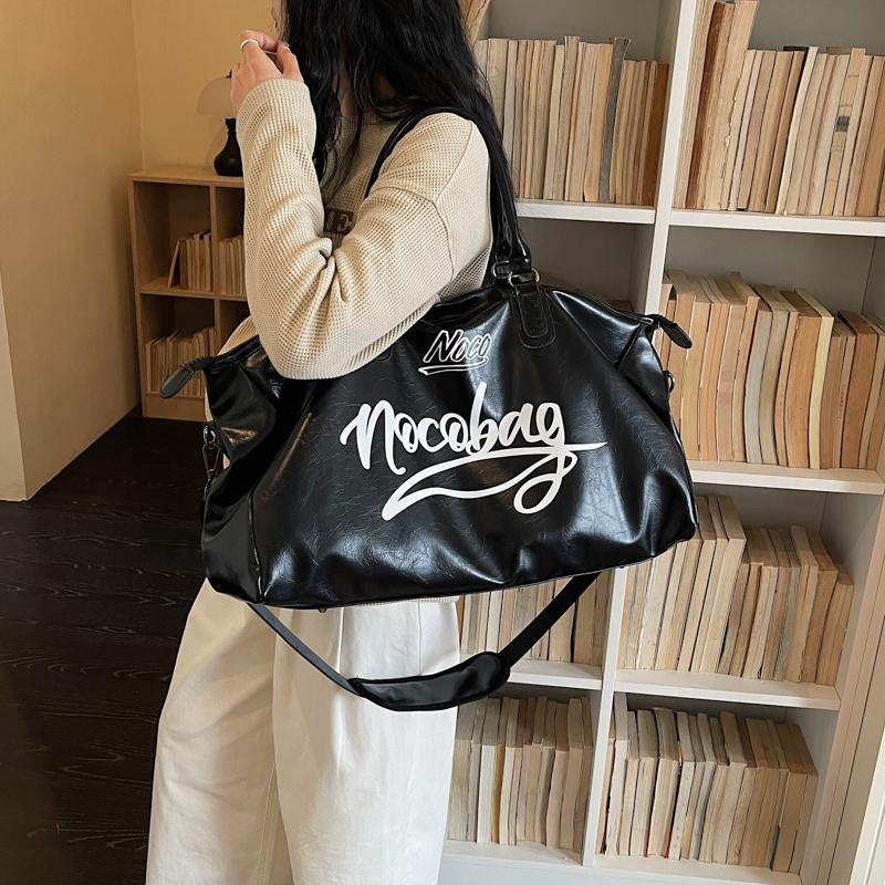 Large Capacity Travel Bag Dry And Wet Separate Letter Gym Bag Sports Bag