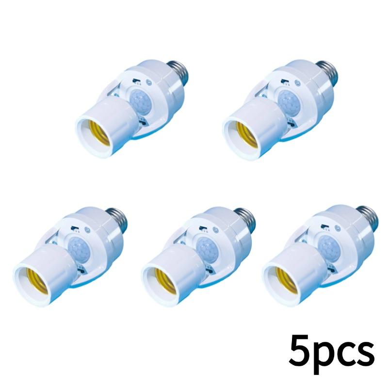 E27 Plug Socket Switch Base Infrared Motion Sensor Smart Light Bulb Socket Led Bulb Light Lamp Holder Adapter