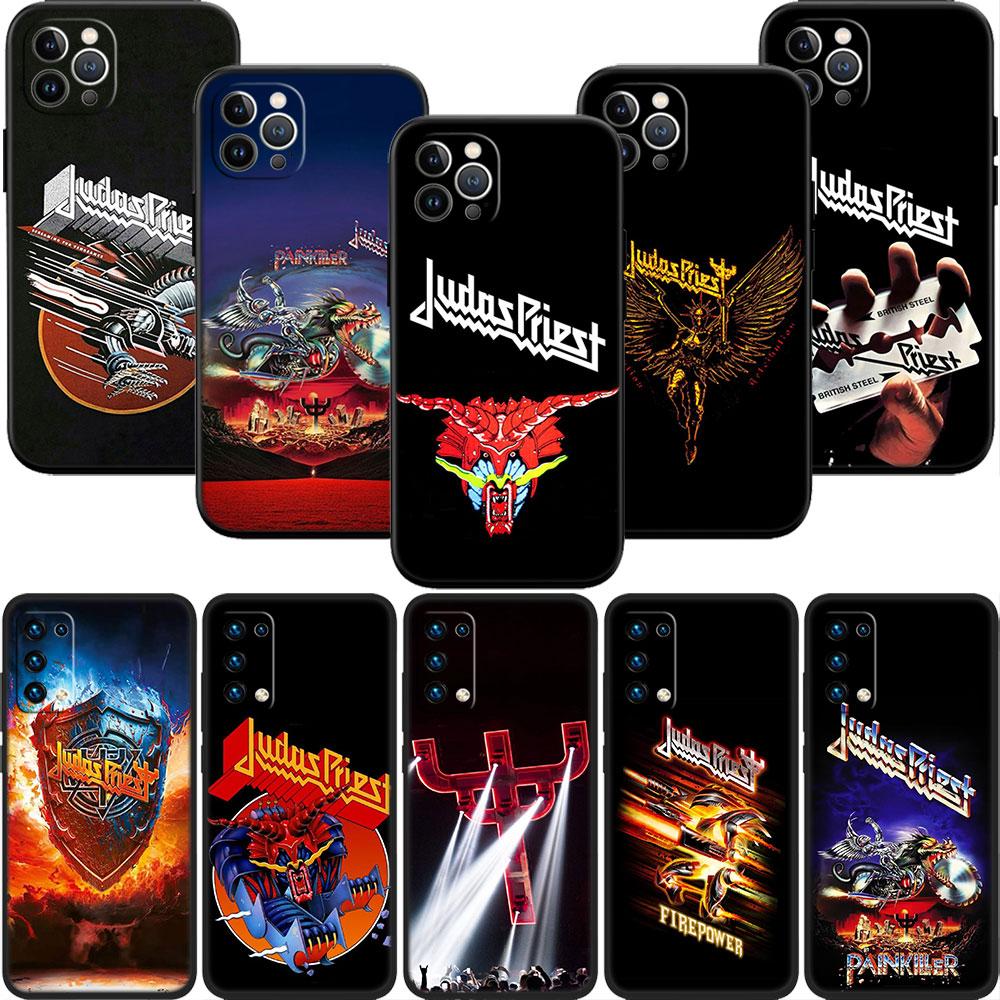 CJ69 J-Judas P-Priest Soft Shell Phone Case for Redmi Note 10 11 12 Pro Max 10S 10C 10T 11A 11S 12S 12C