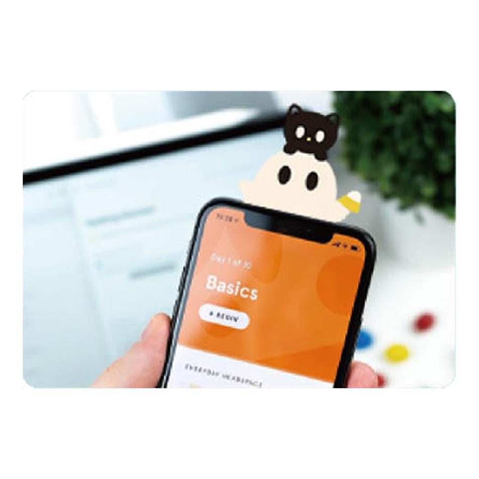 Halloween Ghost Figurine for Phone Decorations Cute Ghost Model Mini Figure Peel-and-stick Decorations For Cell Phone Tablet