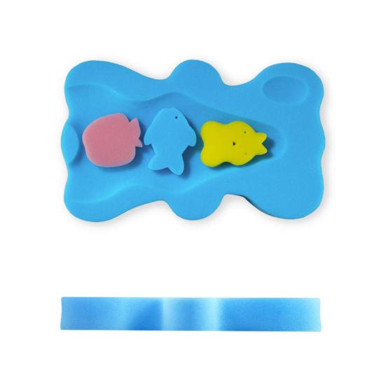 Ultra-soft Baby Bathing Sponge Mat Anti-slip Pad Infant Newborn Washing Cushion