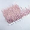 10Meters Leather Pink Rooster Neck Hackle Feather Trim Ribbon Pheasant Feathers Fringe For Crafts Plume Decoration Decor Plumas