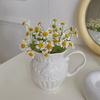 Vase Ornament, Robuster Dekorativer Blumentopf für Echte oder Künstliche Blumen Schlafzimmer Wohnzimmer Dekoration Blumenarrangement