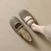 2025 Women's Shoes New Soft Soled Comfortable Mary Jane Shoes Buckle Strap Ballet Shoes Concise Shallow Mouth Flats