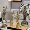 Modern Fortune Goddess Resin Figurine Desktop Decor Home Office Gift Business Colleagues Friends