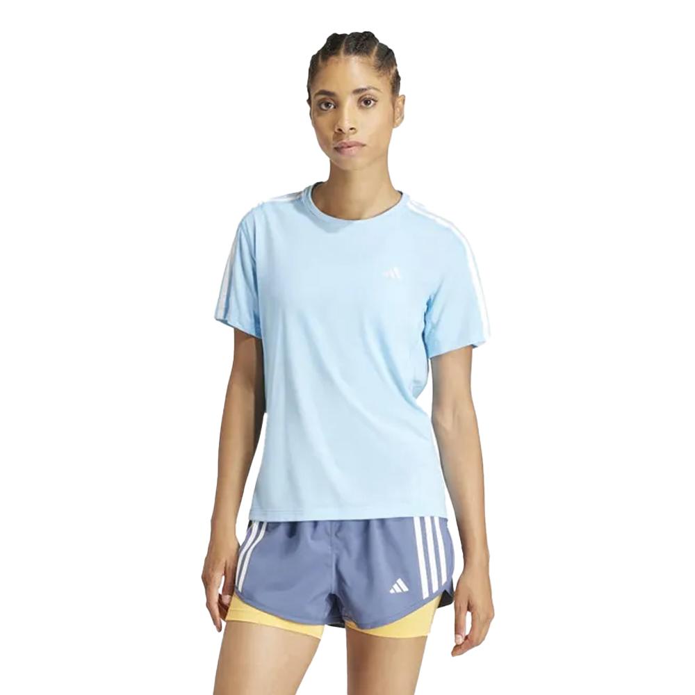 Adidas Womens/Ladies Own The Run Stripe T-Shirt