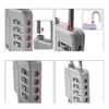 4Digit Combination Lock Small Padlock Portable Password Lock Luggage Lock