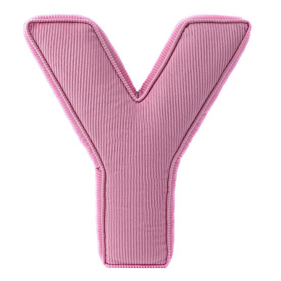 Pink Corduroy Letter Pillow A To Z English Alphabet Throw Pillow Decorative Capital Alphabet Shaped Hugging Cushion Sofa Bedroom Living Room Decor