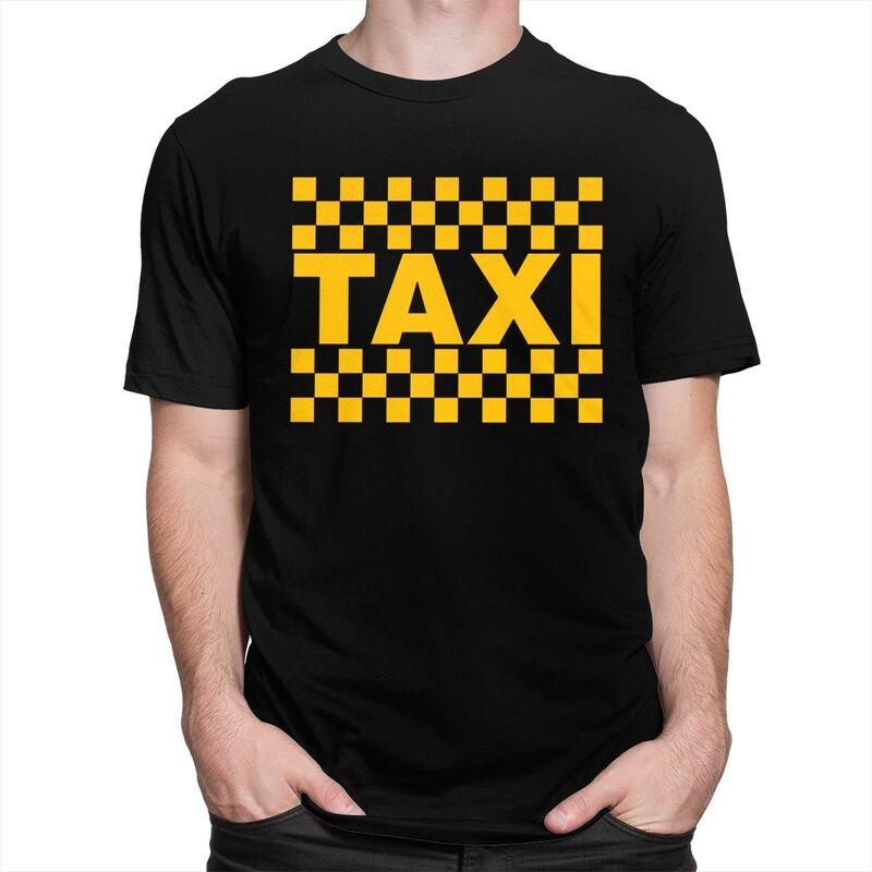 Custom Taxi Driver T Shirts for Men 100 Cotton Tee Tops Tshirt Short Sleeve Tshirt Clothes