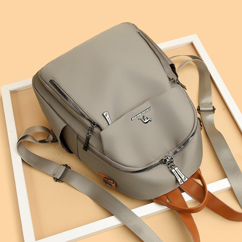 Stilvoller und eleganter einfacher Rucksack Damen Ausgeh- vielseitiger Pendlerrucksack Große Kapazität verschleißfest praktische Umhängetasche