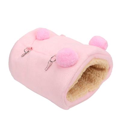 Flannelette Thicken Mini Pet Hamster Warm Hammock Hanging Sleeping Nest House Swing Bed for Squirrel Hedgehog