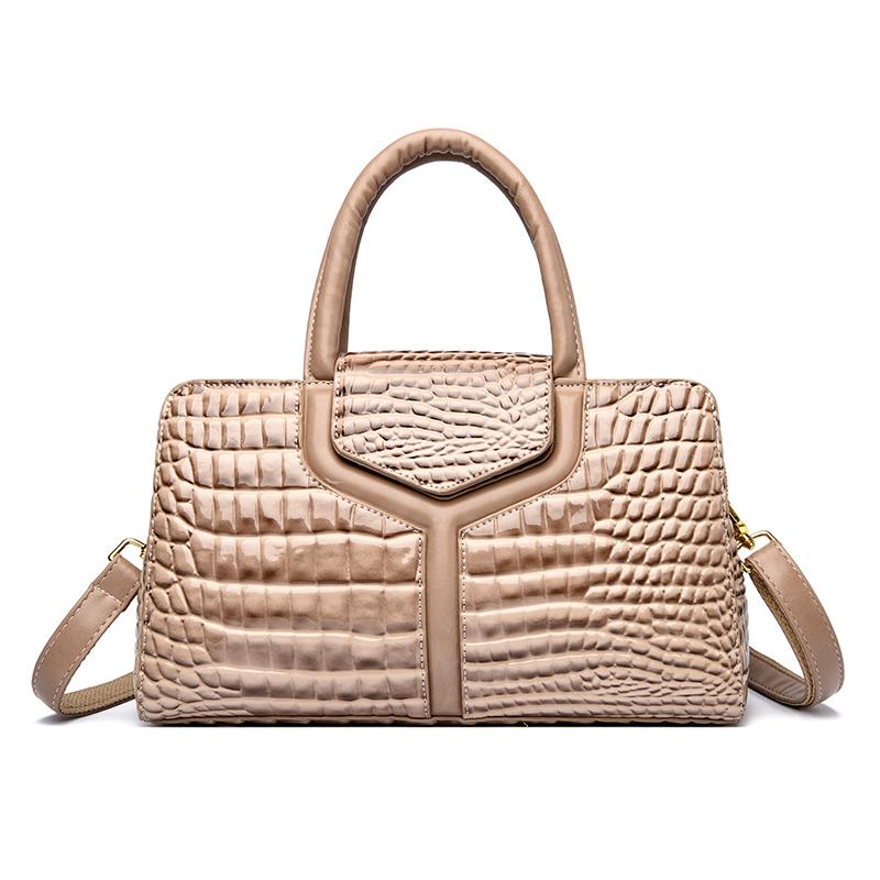 Luxury Crocodile PU Leather Bag for Women  Women's Shoulder Messenger Bag  Large Capacity Casual Bag
