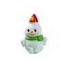 Practical Christmas Resin Figurine Stylish Cute Snowman Statue Holiday Decor